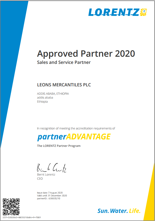 LORENTEZ-Partner-Certification